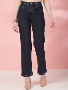 Chemistry Women High Rise Denim Solid Regular Fit Jeans