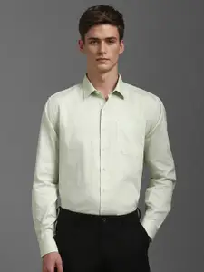 Louis Philippe Men Slim Fit Opaque Printed Formal Shirt