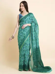 RATAN Floral Pure Cotton Saree