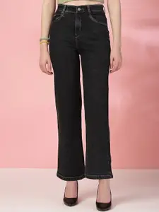 Chemistry Women High Rise Denim Solid Regular Fit Jeans