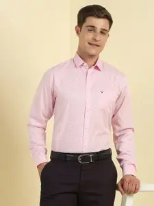 Allen Solly Men Slim Fit Opaque Printed Formal Shirt