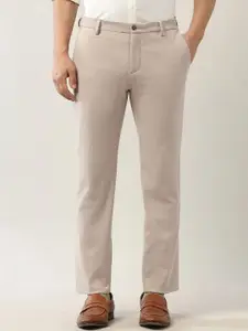 Arrow Men Slim Fit Textured Knit Trousers