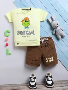 Toonyport Boys Printed T-shirt with Shorts
