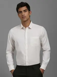 Louis Philippe Men Slim Fit Opaque Formal Shirt