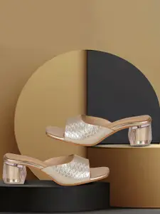 Commander Shoes Textured Block Pumps