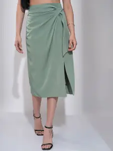 Tokyo Talkies A-Line Midi Skirt