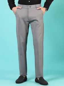V-Mart Men Textured Chinos Trousers