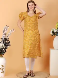 Tulip Eden Women Bandhani Printed Kurta