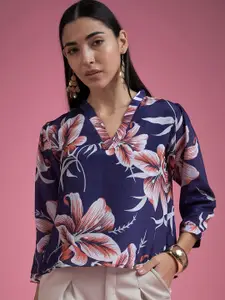 all about you Floral Print Top