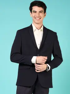 V-Mart Cotton Notched Lapel Single Breasted Formal Blazer