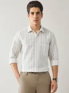 Arrow Men Classic Opaque Striped Formal Shirt