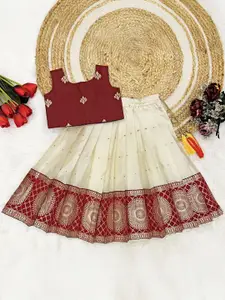 FELIZ THE DESIGNER STUDIO Girls Embroidered Ready to Wear Lehenga &