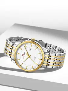 Naviforce Men Dial & Stainless Steel Straps Analogue Watch NF9228G_S W G