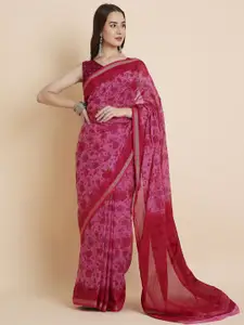 RATAN Floral Pure Cotton Saree