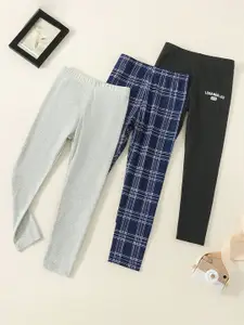 INCLUD Boys Pack Of 3 Printed Relaxed Fit Track Pants