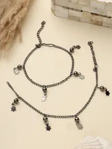 ANIKAS CREATION Gold-Plated Anklet