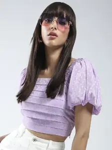 Sera Puff Sleeve Crop Top