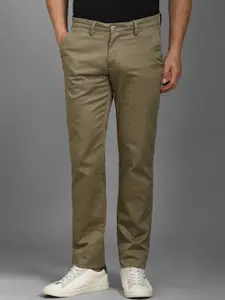 Louis Philippe Sport Men Printed Slim Fit Trousers