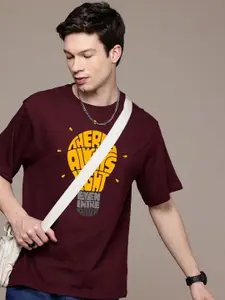 Moda Rapido Men Printed Applique T-shirt