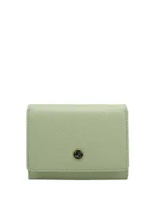 Da Milano Women Leather Three Fold Wallet