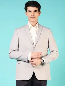 V-Mart Cotton Notched Lapel Single Breasted Blazer