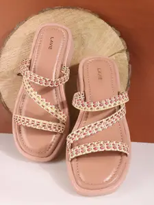 Lavie PU Flatform Sandals