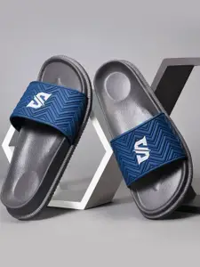 Slipover Men Printed Sliders