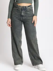 Bene Kleed Women Relaxed Fit High-Rise Tinted Jeans