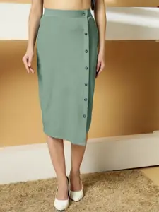 Chemistry Pencil Midi Skirt