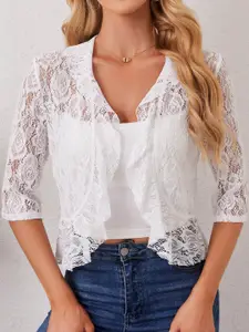 Routes by All About You Women Crop Shrug