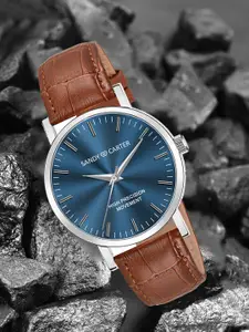 Sandy D Carter Men Dial & Leather Straps Analogue Watch Sandy D Carter-231G-TN
