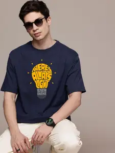 Moda Rapido Men Printed Applique T-shirt