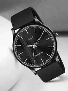 LOUIS DEVIN Men Brass Embellished Dial & Straps Analogue Watch LD-BK054-BLACK_NEW