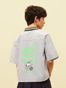 ONLY Women Opaque Striped Casual Shirt