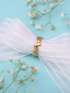 Laviscart 18K Gold-Plated Adjustable Finger Ring