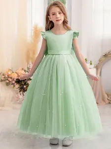 INCLUD Flutter Sleeve Maxi Dress