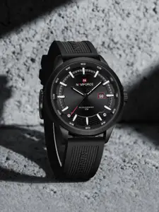 Naviforce Men Embellished Dial & Straps Analogue Watch NF9248T_B B B