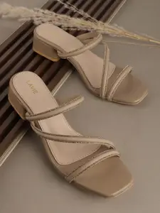 Lavie PU Block Sandals