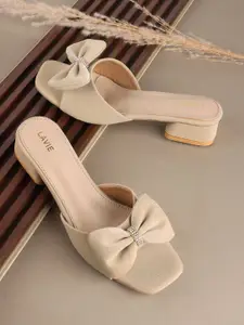 Lavie PU Block Sandals