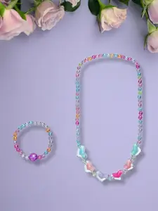 Biglilpeople Beaded Necklace & Bracelet