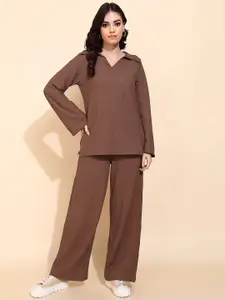 all about you Textured Top & Trousers Co-Ords