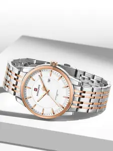 Naviforce Men Dial & Stainless Steel Straps Analogue Watch NF9228G_S W RG