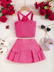 INCLUD Girls Top with Skirt