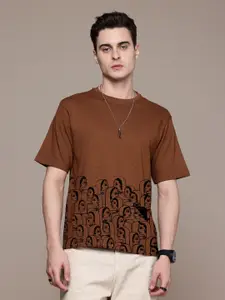 Moda Rapido Men Printed Pockets T-shirt