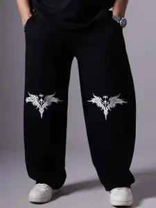 HOP HEAD Men Relaxed Fit Mid Rise Track Pants