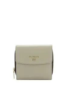 Da Milano Women Textured Leather Three Fold Wallet