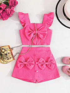 INCLUD Girls Top with Shorts