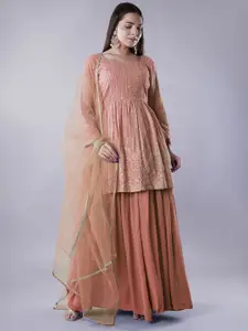 Utsav Fashion Embroidered Ready to Wear Lehenga & Choli With Dupatta