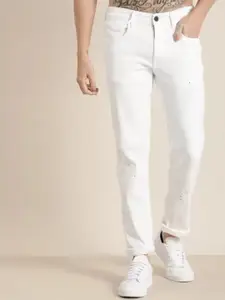 LINARIA Men Classic Slim Fit Low Distress Jeans