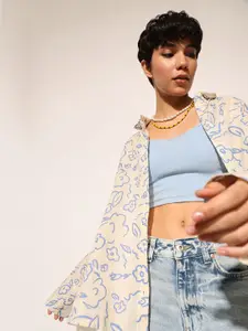 ONLY Women Opaque Printed Casual Shirt